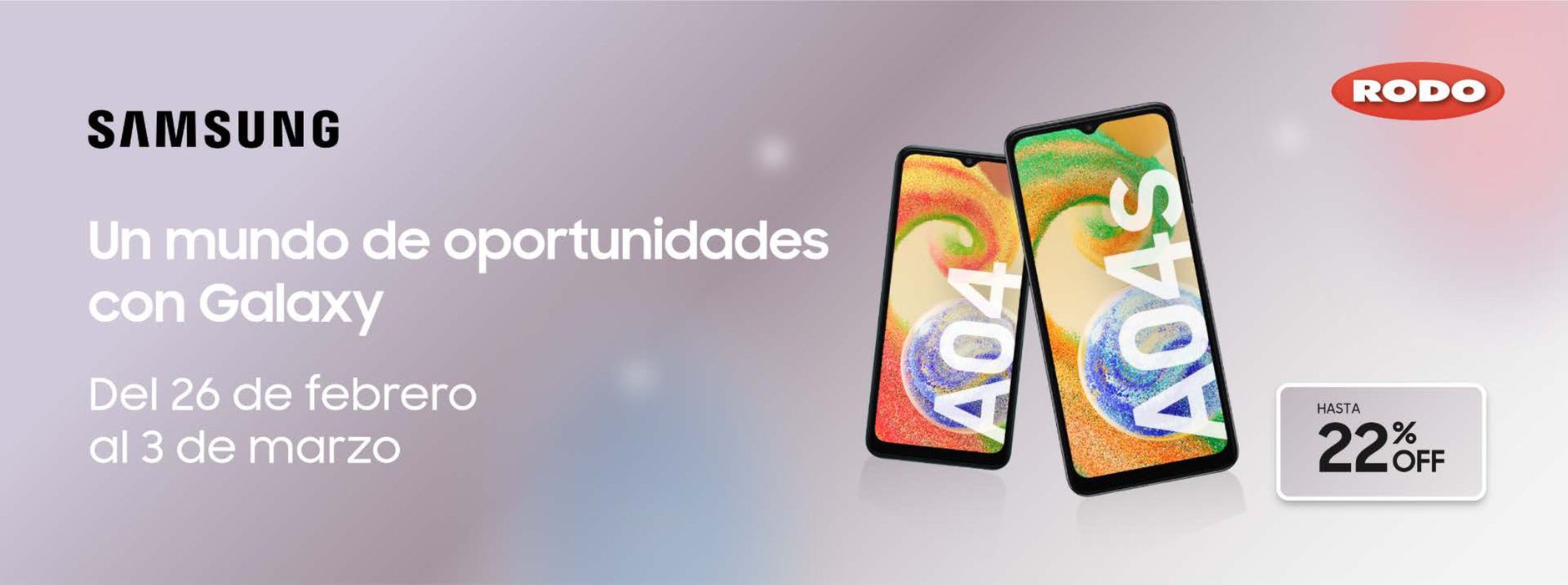 Catálogo Rodo en Buenos Aires | Samsung Galaxy hasta 22% off | 1/3/2024 - 3/3/2024