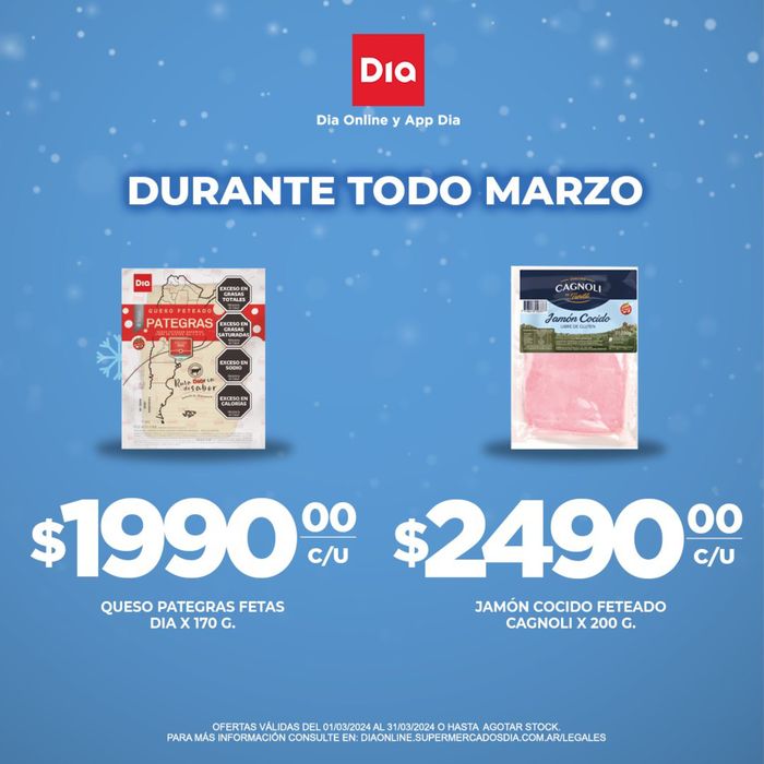 Catálogo Supermercados DIA en Rosario de la Frontera | Ofertas DIA durante todo marzo! | 5/3/2024 - 31/3/2024