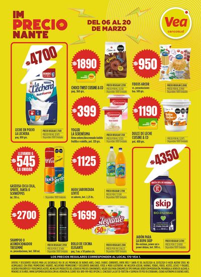 Catálogo Supermercados Vea | Ofertas Supermercados Vea BS AS  | 7/3/2024 - 20/3/2024