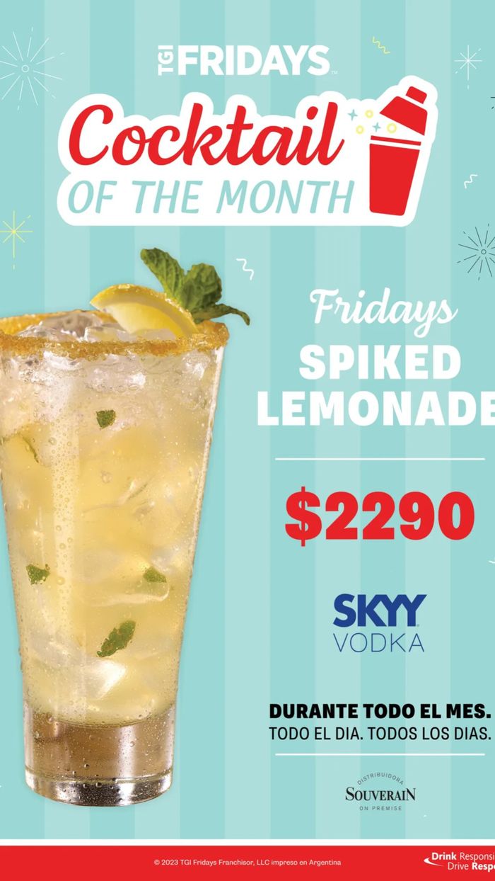 Catálogo TGI Friday's en Quilmes | Coctail of the month TGI Friday's | 7/3/2024 - 31/3/2024