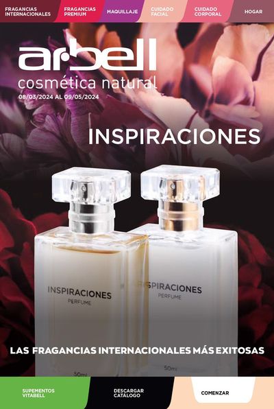 Ofertas de Perfumería y Maquillaje en Pergamino | Inspiraciones Periodo 2 de Arbell | 11/3/2024 - 9/5/2024
