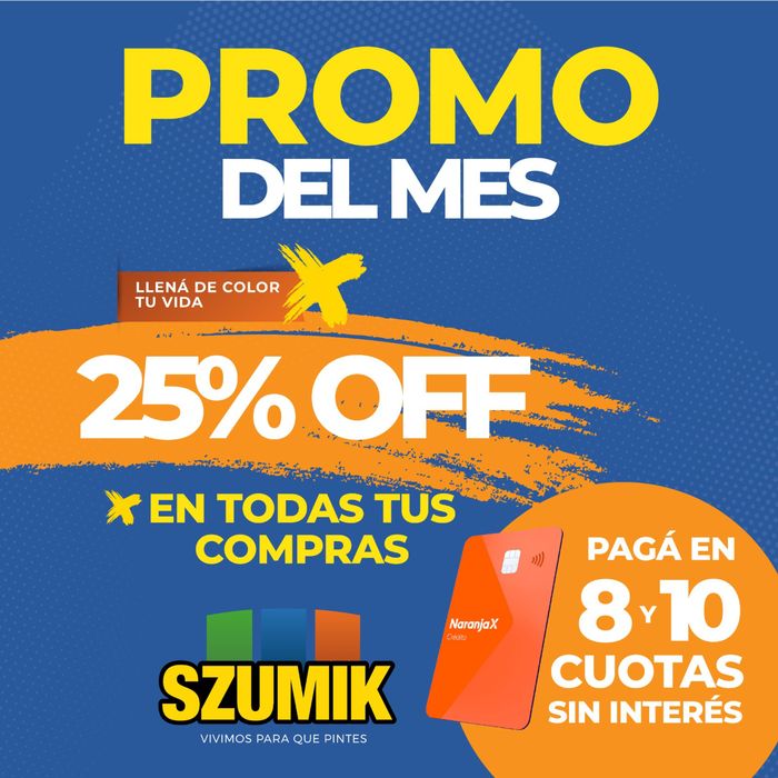 Catálogo Szumik en Córdoba | Promo del mes 25% off en todas | 13/3/2024 - 30/4/2024