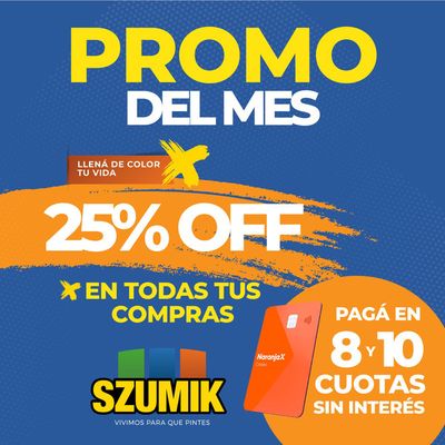 Ofertas de Ferreterías y Jardín en Villa Carlos Paz | Promo del mes 25% off en todas de Szumik | 13/3/2024 - 30/4/2024