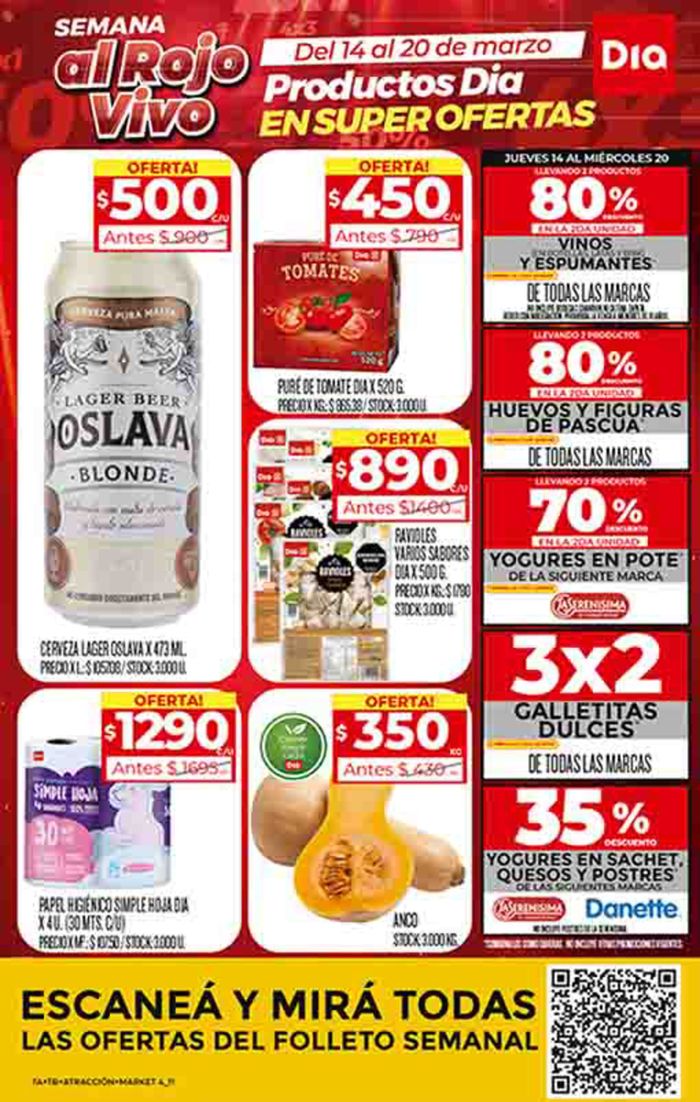 Catálogo Supermercados DIA en Gregorio de Laferrere | Ofertas Supermercados DIA TT | 15/3/2024 - 20/3/2024