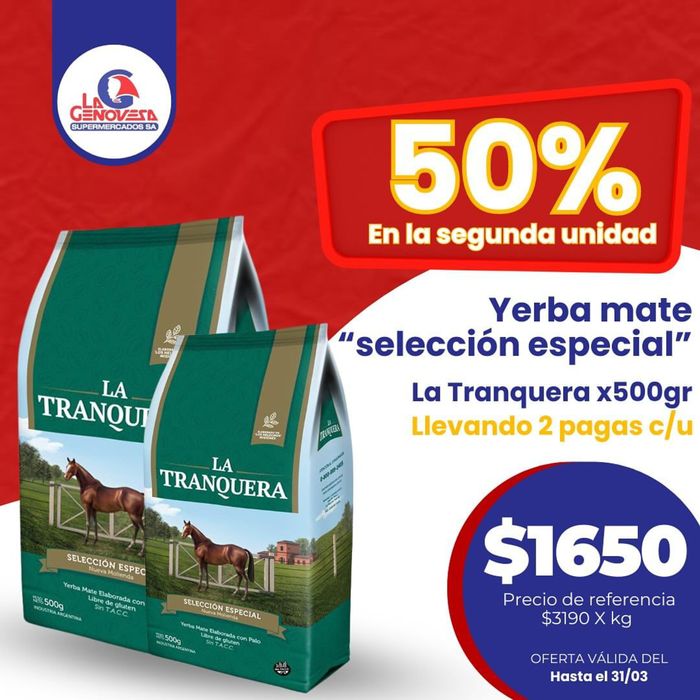 Catálogo La Genovesa en Lanús | 50% off en la segunda unidad | 15/3/2024 - 31/3/2024