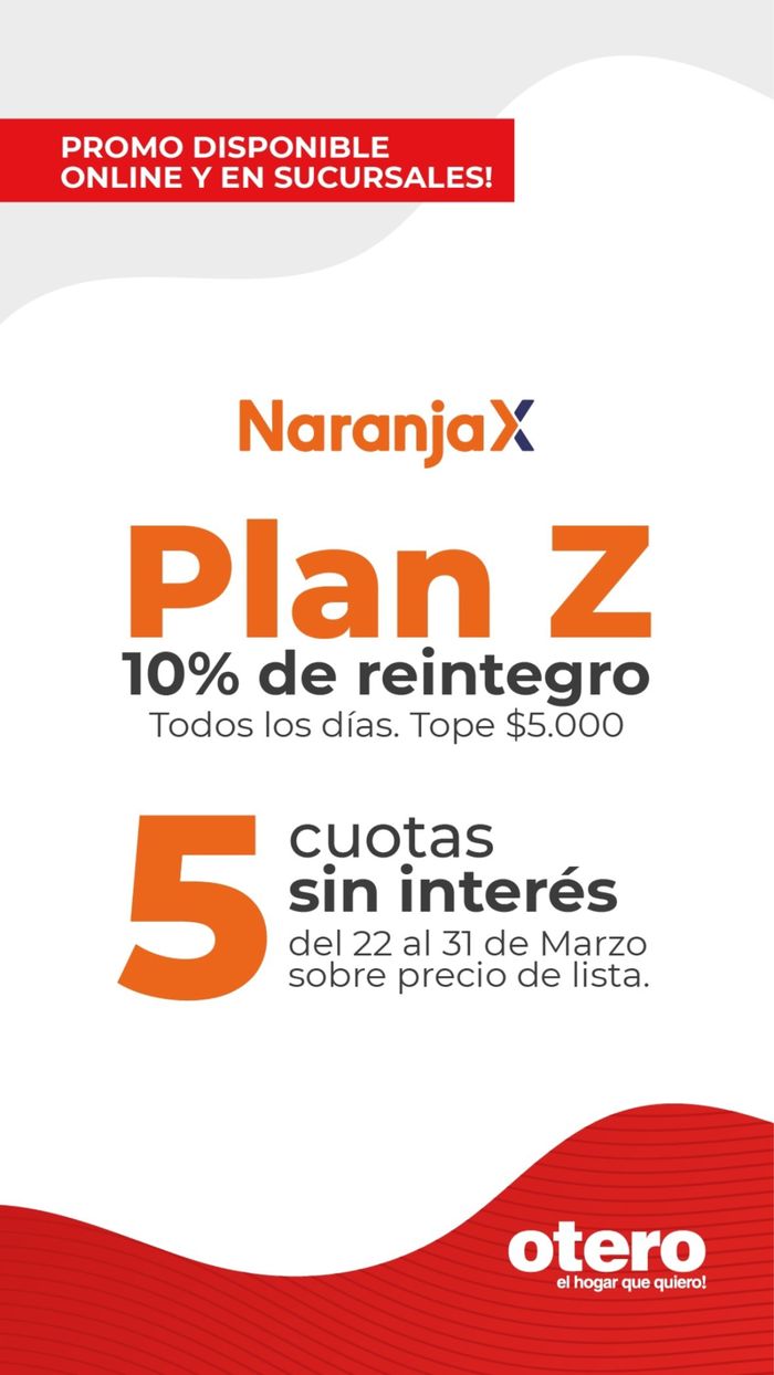 Catálogo Otero en La Plata | Promociones bancarias hasta 30% off | 20/3/2024 - 31/3/2024