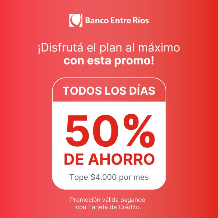 Catálogo Banco Entre Ríos en Colón (Entre Ríos) | ¡Ir al cine es un planazo! Aprovechá 50% de ahorro | 21/3/2024 - 30/4/2024