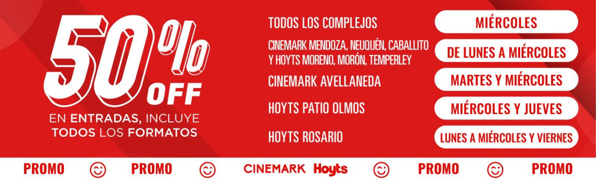 Catálogo Cinemark Hoyts en Microcentro | 50% off en entradas incluye todos los formatos | 21/3/2024 - 31/3/2024