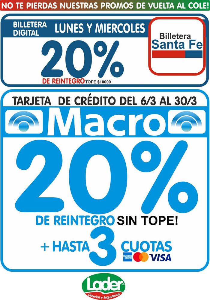 Catálogo Librerias Lader en Rosario | Promociones Bancarias al 30 de Marzo | 21/3/2024 - 30/3/2024
