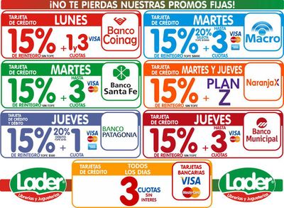 Ofertas de Libros y Ocio en San Lorenzo (Santa Fe) | Promociones Bancarias al 30 de Marzo de Librerias Lader | 21/3/2024 - 30/3/2024
