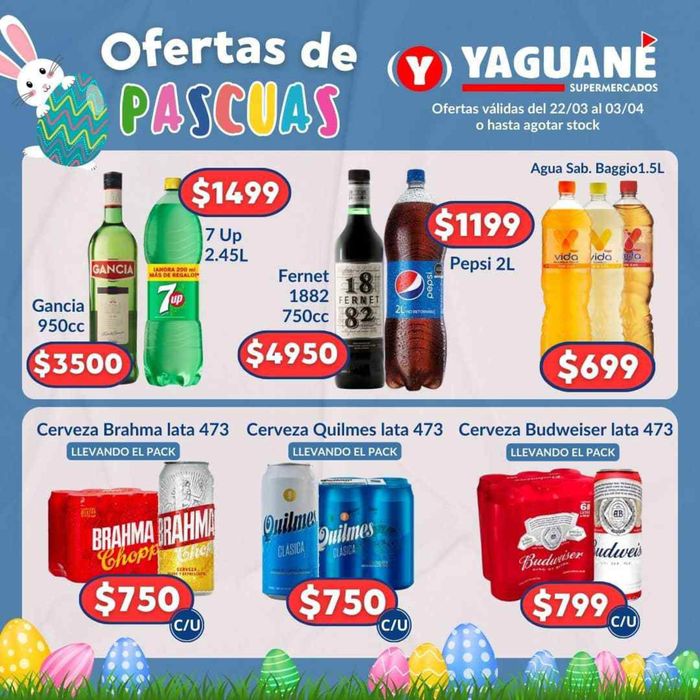 Catálogo Yaguane Supermercados | Ofertas de Pascuas Yaguane Supermercados  | 25/3/2024 - 3/4/2024