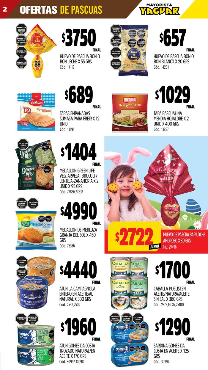 Catálogo Supermercados Yaguar en José C. Paz | Ofertas Supermercados Yaguar Caba y GBA | 25/3/2024 - 31/3/2024