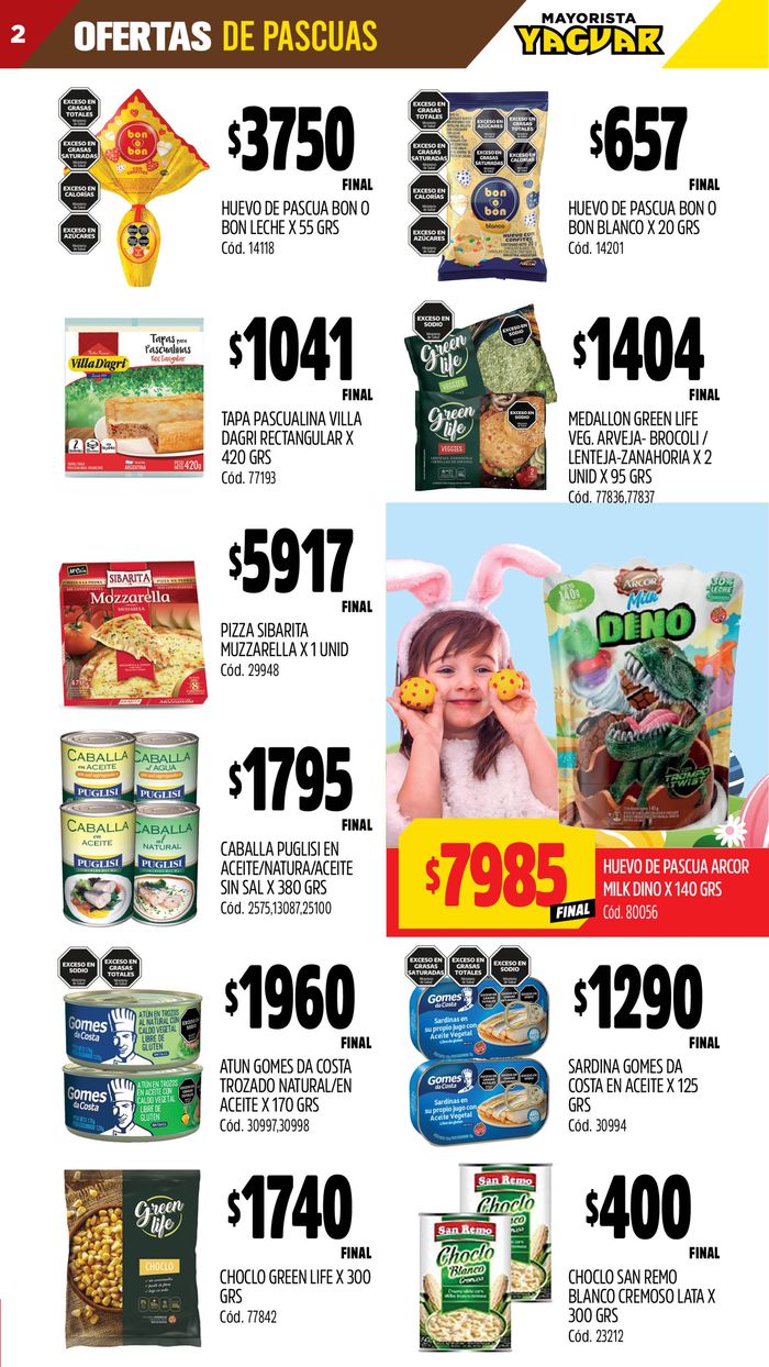 Catálogo Supermercados Yaguar en Santa Fe | Ofertas Supermercados Yaguar Santa Fe | 25/3/2024 - 31/3/2024