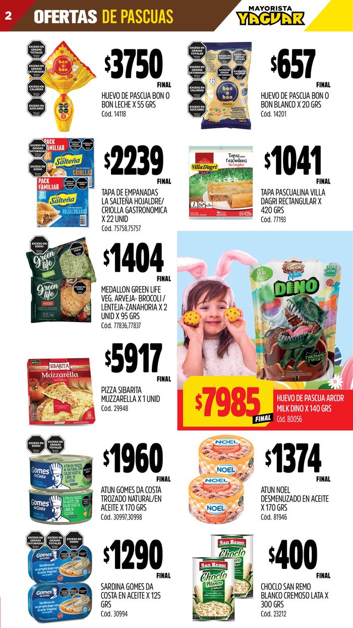 Catálogo Supermercados Yaguar en Córdoba | Ofertas Supermercados Yaguar Córdoba | 25/3/2024 - 31/3/2024