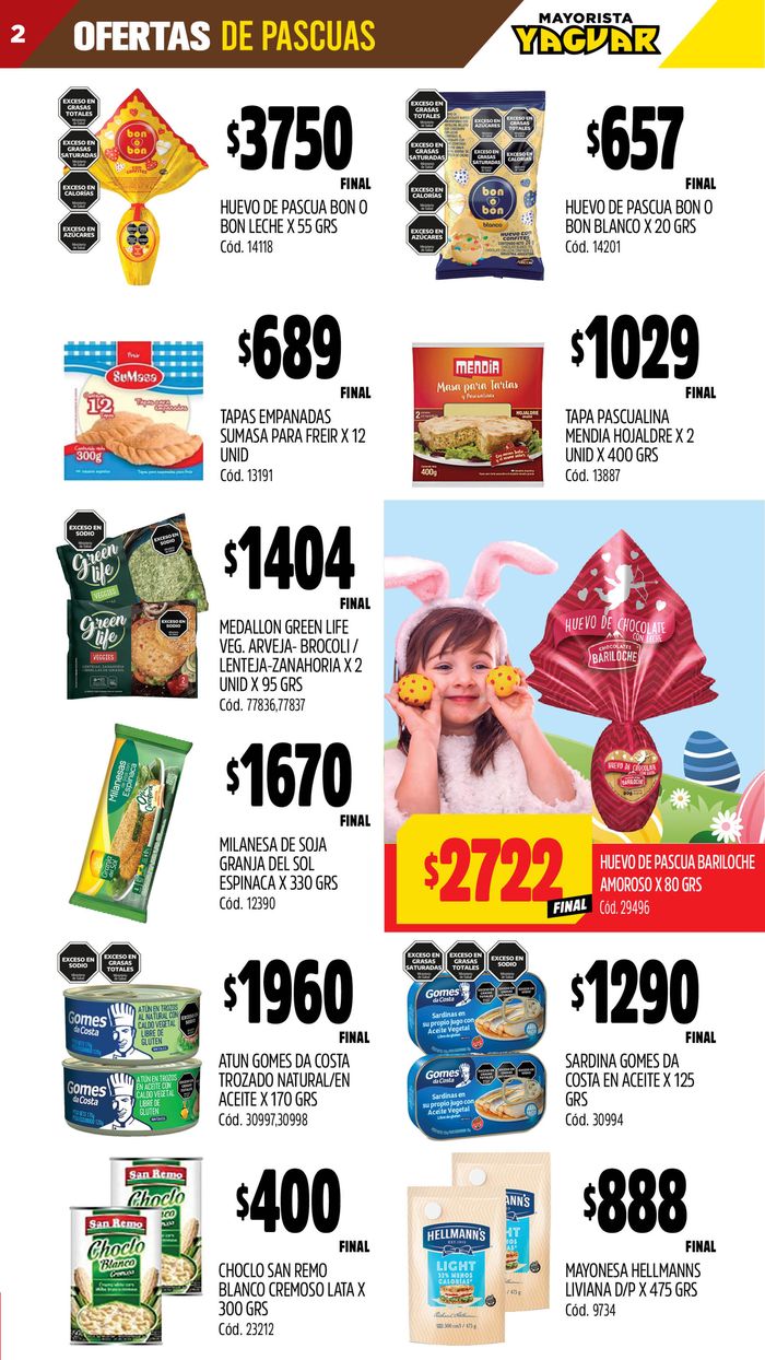 Catálogo Supermercados Yaguar | Ofertas Supermercados Yaguar Posadas | 25/3/2024 - 31/3/2024