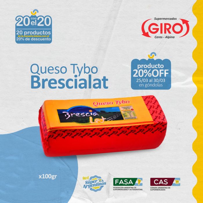 Catálogo Supermercados Giro en Rafaela | 20 productos 20% off | 25/3/2024 - 30/3/2024