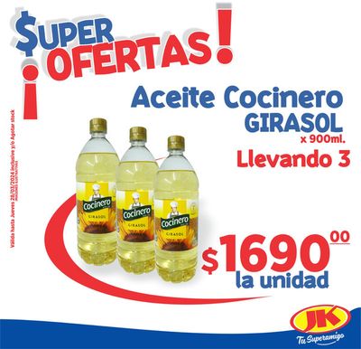 Ofertas de Hiper-Supermercados en Esperanza | Super Ofertas JK Válida hasta 28-03-24  de Jk Kilgelmann | 25/3/2024 - 28/3/2024