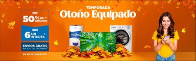 Ofertas de Electrónica y Electrodomésticos en Famaillá | Otoño Equipado Hasta 50% de ahorro de Castillo Hogar | 25/3/2024 - 5/4/2024