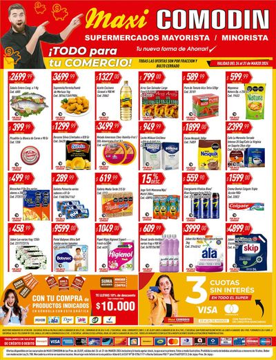 Ofertas de Hiper-Supermercados en San Pedro de Jujuy | Supermercados Comodin Ofertas De La Semana de Supermercados Comodin | 26/3/2024 - 31/3/2024