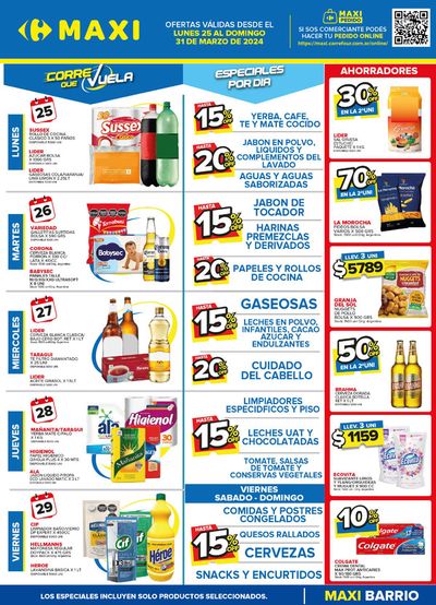 Catálogo Carrefour Maxi en Avellaneda (Buenos Aires) | Ofertas Carrefour Maxi Barrio | 26/3/2024 - 31/3/2024