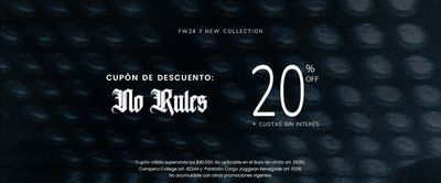 Ofertas de Ropa, Zapatos y Accesorios en Monte Grande (Buenos Aires) | 20% OFF con cupón No Rules de Rever Pass | 26/3/2024 - 31/3/2024