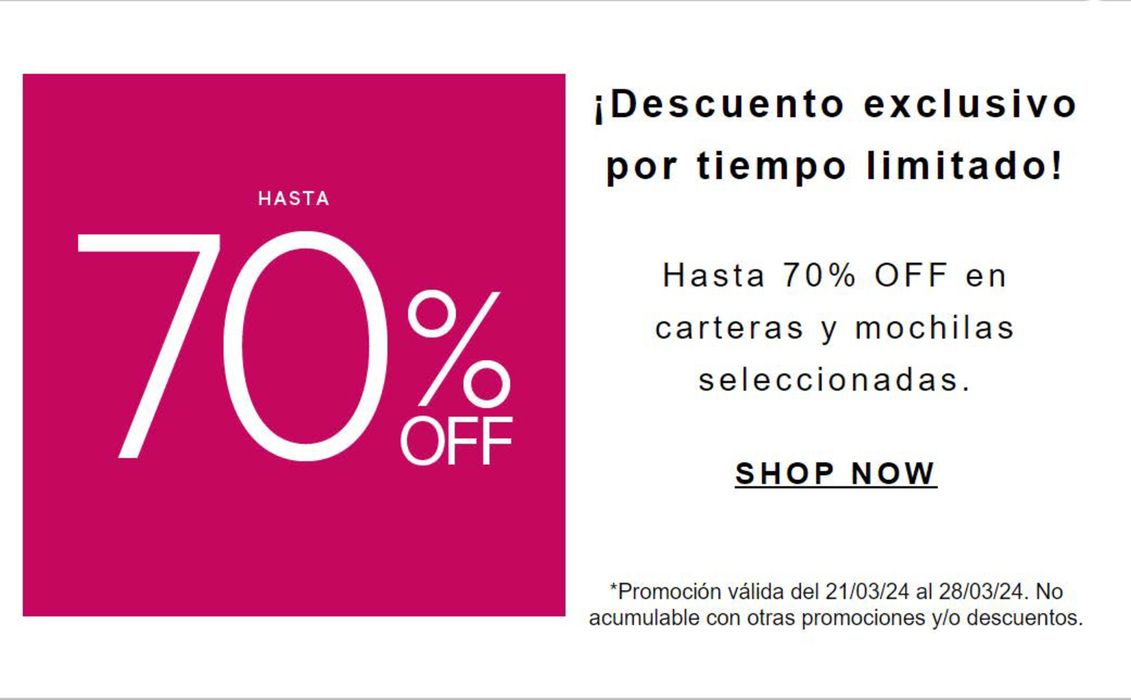 Catálogo Isadora en Peña Colorada | Hasta 70% off en carteras y mochilas | 26/3/2024 - 28/3/2024