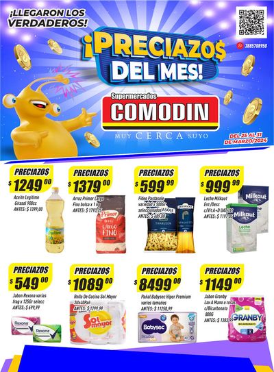 Ofertas de Hiper-Supermercados en Microcentro | Supermercados Comodin Jujuy & Salta de Supermercados Comodin | 27/3/2024 - 31/3/2024