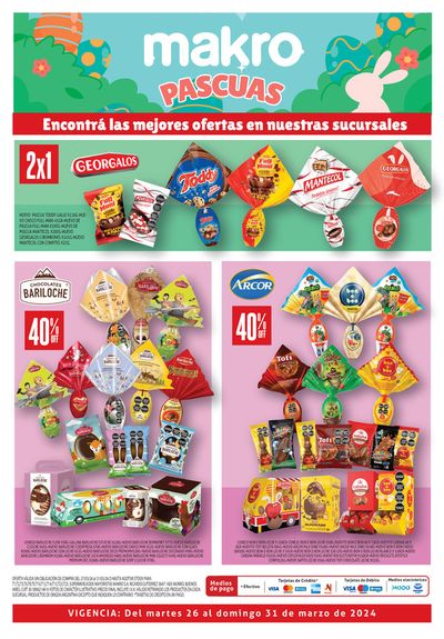 Ofertas de Hiper-Supermercados en Buenos Aires | Ofertas Makro - Especial Pascua de Makro | 27/3/2024 - 31/3/2024