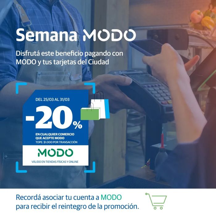 Catálogo Banco Ciudad en Morón | Semana Modo -20% al 31/03 | 27/3/2024 - 31/3/2024