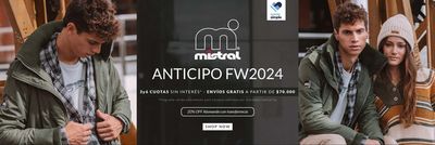 Ofertas de Ropa, Zapatos y Accesorios en Buenos Aires | Anticipo FW2024 20% OFF con transferencia de Mistral | 29/3/2024 - 29/4/2024
