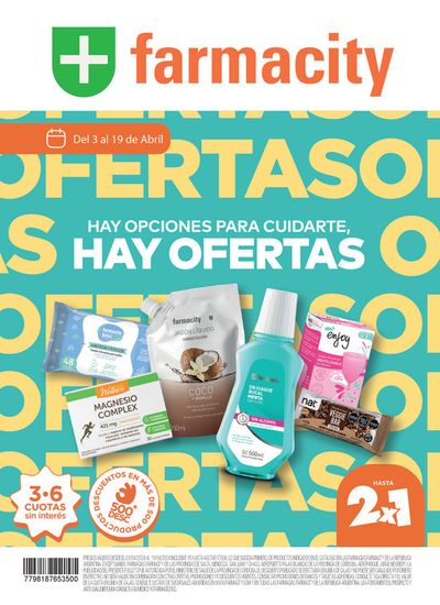 Ofertas de Farmacias y Ópticas en Villa María | Catálogo Abril Farmacity Córdoba de Farmacity | 4/4/2024 - 19/4/2024