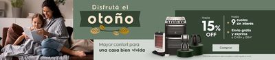 Ofertas de Electrónica y Electrodomésticos en Mina Clavero | Disfrutá el otoño - Hasta 15% off de Electrolux | 4/4/2024 - 30/4/2024