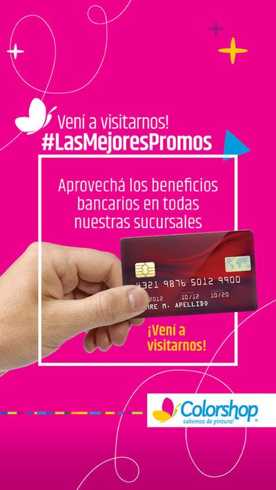 Ofertas de Ferreterías y Jardín en Castelar | Las Mejores Promos bancarias hasta 30% de ahorro de Color Shop | 4/4/2024 - 30/4/2024