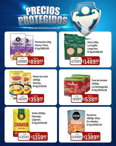 Ofertas de Hiper-Supermercados en Los Hornos | Precios Protegidos El Nene de El Nene | 8/4/2024 - 17/4/2024