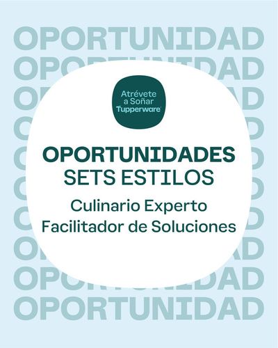 Catálogo Tupperware en Martínez | Oportunidades Sets Estilos Tupperware | 11/4/2024 - 19/4/2024