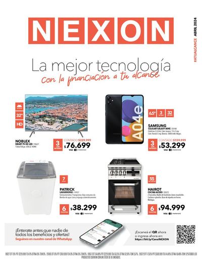 Ofertas de Electrónica y Electrodomésticos en Chajarí | Catálogo Abril Nexon de Nexon | 11/4/2024 - 22/4/2024