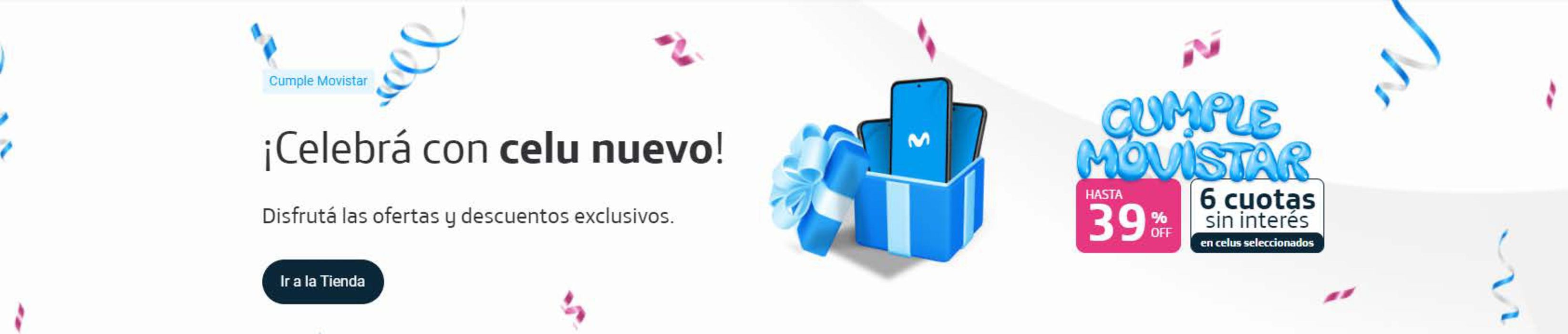Catálogo Movistar en Neuquén | ¡Celebrá con celu nuevo! Hasta 39% off  | 11/4/2024 - 20/4/2024