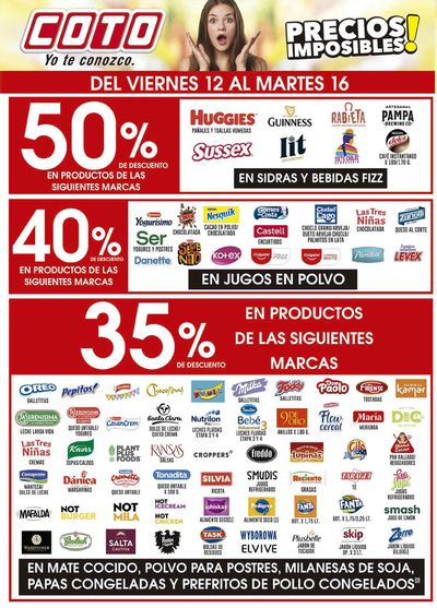 Ofertas de Hiper-Supermercados en Floresta | Coto Afiche Salon de Coto | 12/4/2024 - 16/4/2024