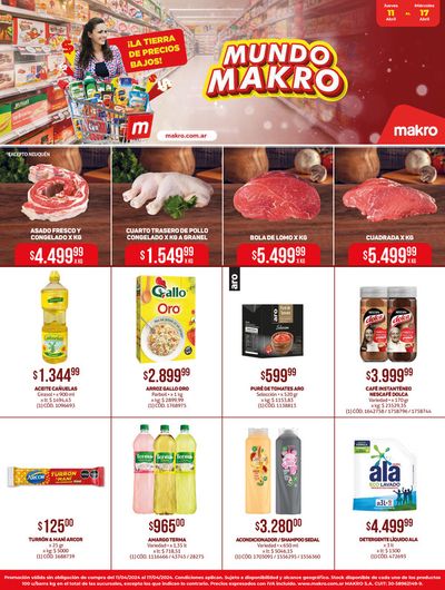 Ofertas de Hiper-Supermercados en Río Cuarto | Ofertas Makro de Makro | 12/4/2024 - 17/4/2024