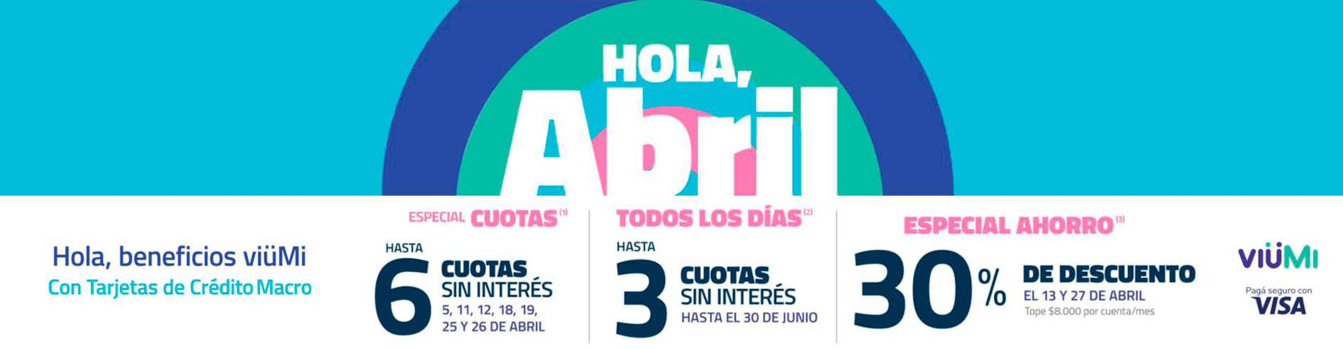 Catálogo Bodrone Hogar en San Javier (Córdoba) | Hola, Abril - 30% de descuento | 12/4/2024 - 27/4/2024