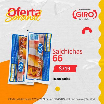 Ofertas de Hiper-Supermercados en San Martín (San Juan) | Catálogo Supermercados Giro Ceres de Supermercados Giro | 12/4/2024 - 18/4/2024