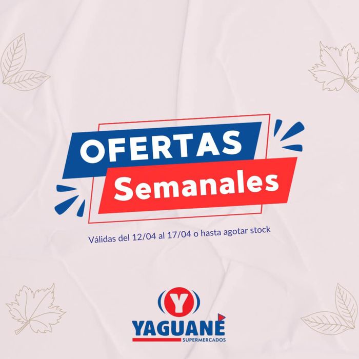 Catálogo Yaguane Supermercados en Villaguay | Ofertas Semanales Yaguane  | 15/4/2024 - 17/4/2024