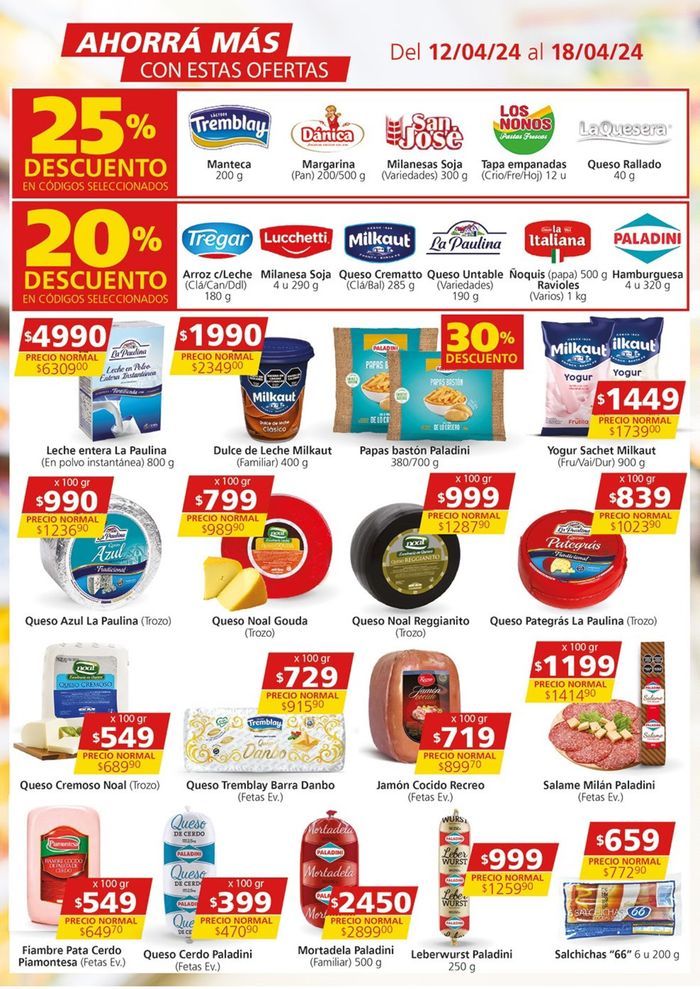 Catálogo Supermercados Aiello en San Luis | Ofertas Supermercados Aiello  | 15/4/2024 - 18/4/2024