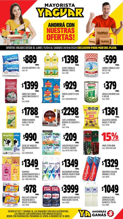 Catálogo Supermercados Yaguar en Mar del Plata | Ofertas Yaguar - Mar del Plata | 15/4/2024 - 20/4/2024