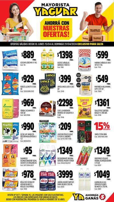 Catálogo Supermercados Yaguar en Salta | Ofertas Yaguar - Salta | 15/4/2024 - 21/4/2024