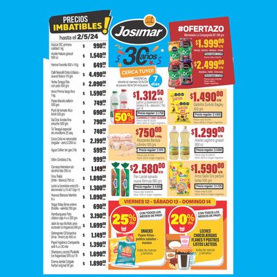 Ofertas de Hiper-Supermercados en El Jagüel | Catálogo Josimar de Josimar | 15/4/2024 - 18/4/2024
