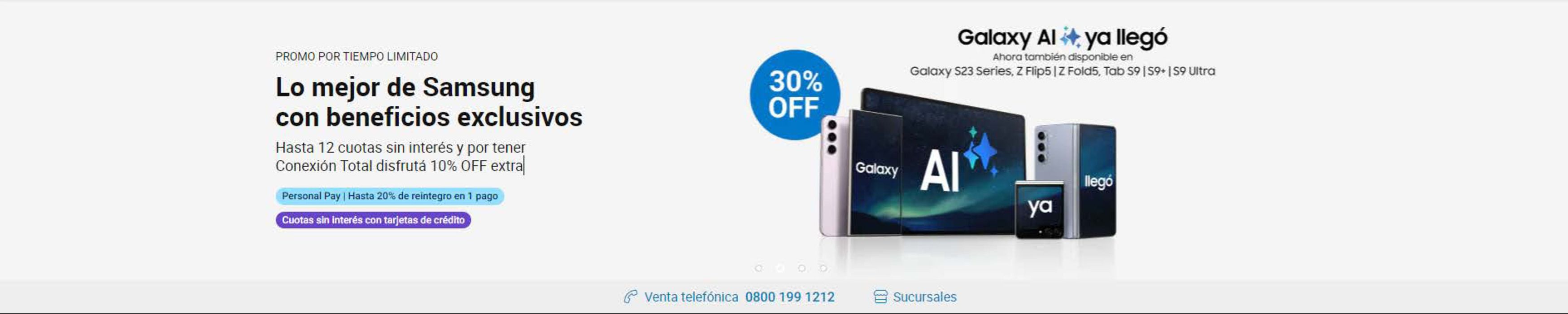 Catálogo Personal en Morón | Samsung Galaxy AI 30% off | 15/4/2024 - 21/4/2024