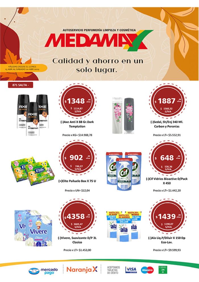 Catálogo Medamax en Salta | Ofertas Semanales Salta | 15/4/2024 - 20/4/2024