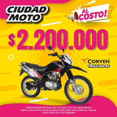 Ofertas de Autos, Motos y Repuestos en Rafael Calzada | Ofertas Ciudad Moto al 30/04 de Ciudad Moto | 15/4/2024 - 30/4/2024