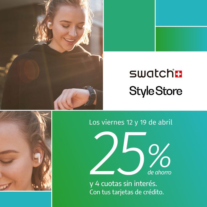 Catálogo Swatch en Avellaneda (Buenos Aires) | 25% de ahorro Swatch Style Store | 19/4/2024 - 19/4/2024